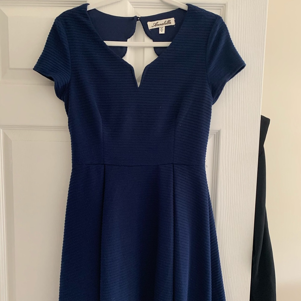 Francesca’s Annabella Navy Dress
